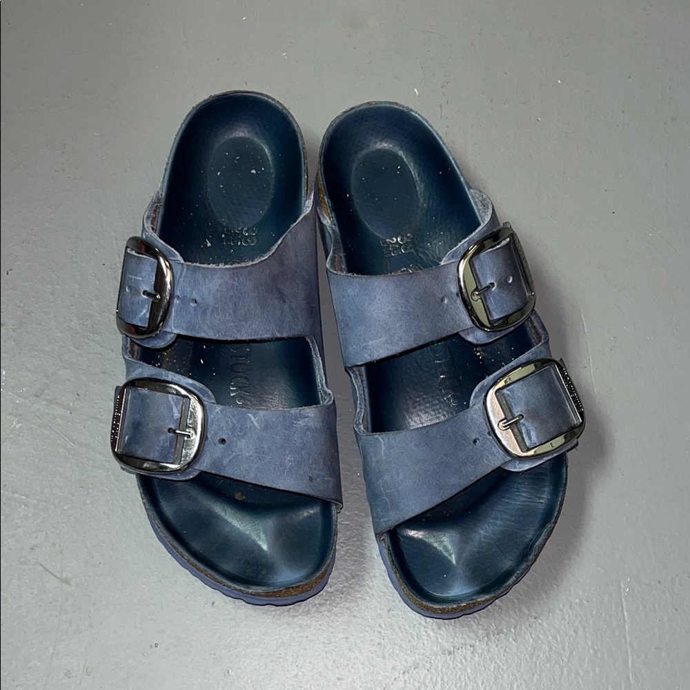 Birkenstock Arizona blue Double Strap Sandals